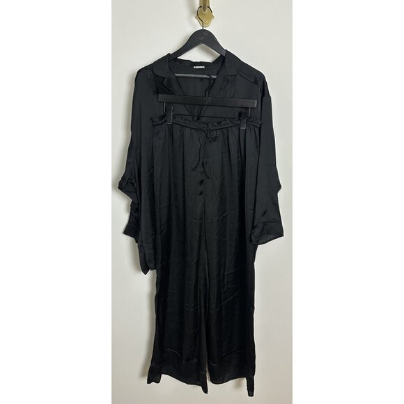 FREE PEOPLE Dreamy Days Pajamas in Black Size Large - Picture 2 of 10